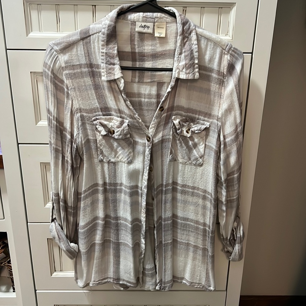 Daytrip Plaid Button Up